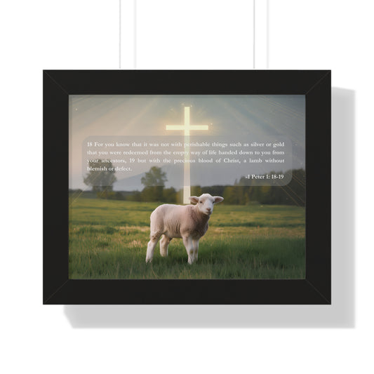 Lamb Framed Horizontal Poster