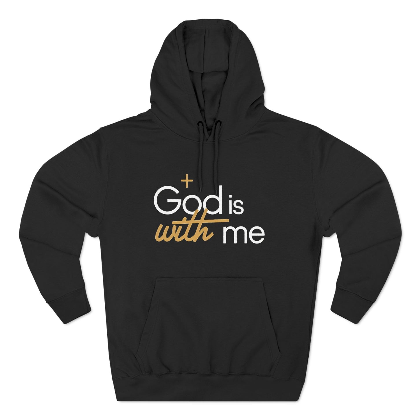 Three-Panel Fleece Hoodie