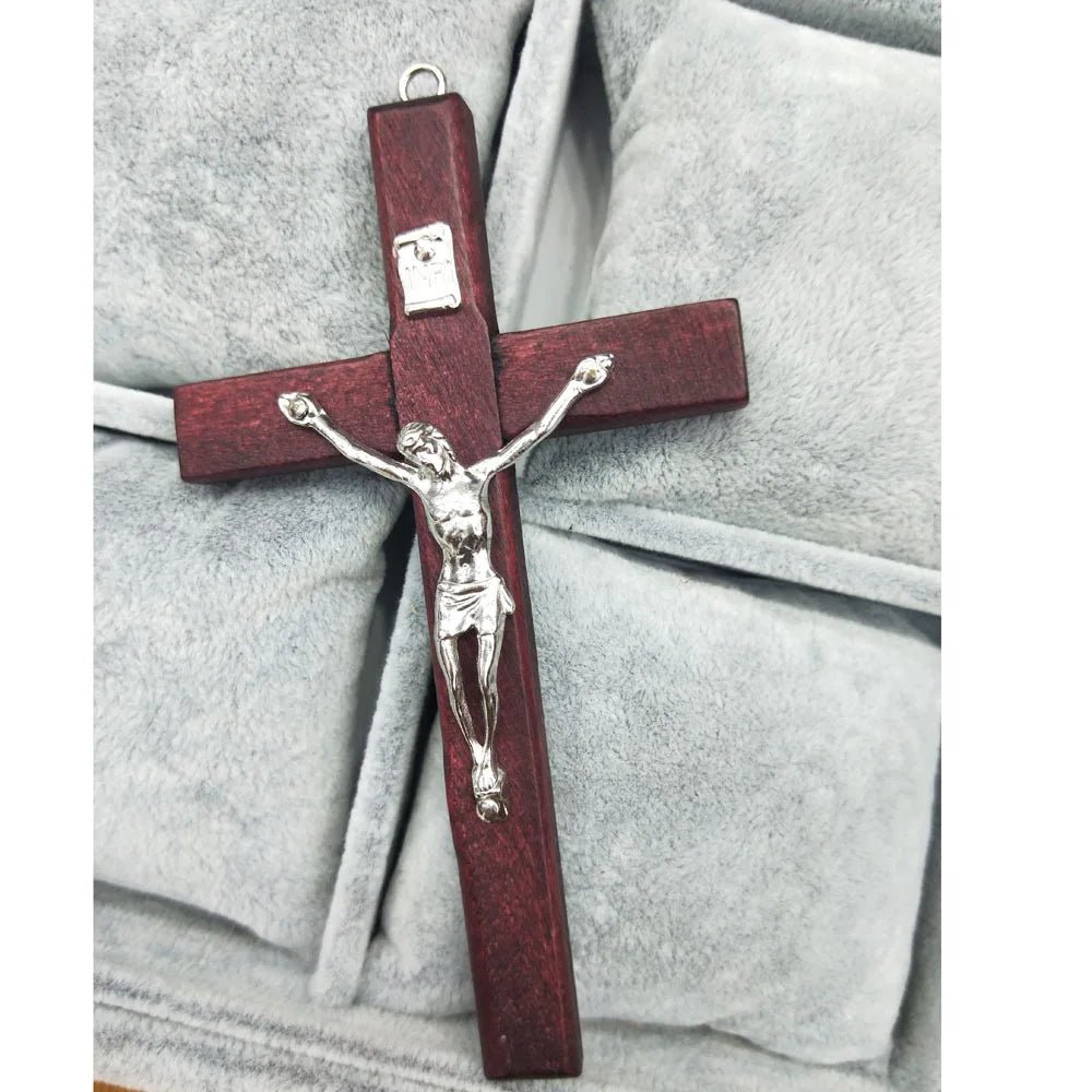 Jesus Cross Christ Suffering Statue Cross Icon Religious Prayer Cross Hand Holding