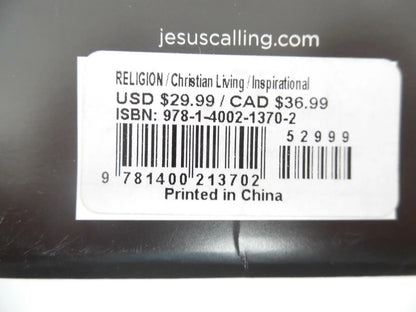 Jesus Calling Jesus Calling Note-Taking Edition, Leathersoft, Black, with Full Scriptures: Enjoying Peace in His Presence (A 365-Day D, (Hardcover)